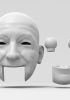 foto: 3D-Modell des Kopfes eines Mannes für den 3D-Druck