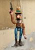 foto: Erfahrener Cowboy - Tschechische Marionette aus Holz