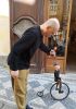 foto: Man on a bike - custom made marionette of a velocipedist