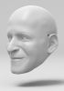 foto: 3D model hlavy muže
