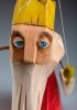 foto: Roi - marionnette debout en bois sculptée à la main