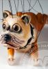 foto: Bulldog wooden hand-carved marionette