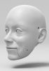 foto: Modello 3D della testa di Joan Mitchell