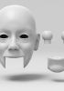 foto: Modello 3D della testa di Joan Mitchell