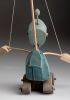 foto: Robot - Marionnette debout en bois sculptée à la main