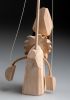 foto: Harlekýn - Dřevěná tyčová loutka