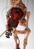 foto: Knochenmann Geigenspieler Puppe