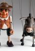 foto: Sancho Panza and his Dapple Donkey Czech Marionette