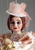 foto: Countess Rosie - a string puppet in a salmon dress