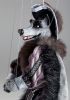foto: Awesome Wolf string puppet in highly decorative design