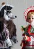 foto: Le Petit Chaperon Rouge et le Loup - marionnettes en beaux costumes
