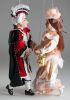 foto: Couple baroque - merveilleuses marionnettes dans de beaux costumes