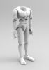 foto: 3D Model of a wrestler's body for 3D print
