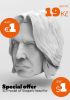 foto: 3D Model hlava profesora Snapea pro 3D tisk