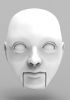 foto: 3D Model of young man's head for 3D print 150 mm