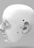 foto: 3D Model hlavy mladého muže pro 3D tisk 150 mm