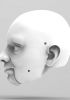 foto: 3D Model of round face man's head for 3D print