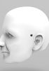 foto: 3D Model hlavy postraší paní pro 3D tisk