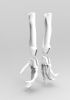 foto: 3D Model of skeleton's hands for 3D print