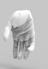 foto: 3D Model of pointing hands for 3D print