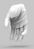 foto: 3D Model of gripping hands for 3D print