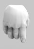 foto: 3D Model of fat hands for 3D print