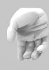 foto: Greifen Hand 3D Modell der fetter Hände  für den 3D-Druck