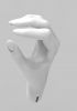 foto: Greifen Hand 3D Modell der Hände einer Frau für den 3D-Druck