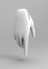 foto: Greifen Hand 3D Modell der Hände einer schmal Frau für den 3D-Druck
