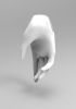 foto: Greifen Hand 3D Modell der Hände einer schmal Frau für den 3D-Druck