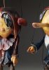 foto: Superstar lebendig Pinocchio + Spezieller Marionettenständer