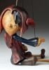foto: Superstar Jester - a hand carved string puppet with an original look