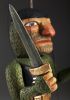 foto: Knight Adrian - wooden hand-carved marionette