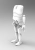 foto: Sehr dicker Mann 3D Körpermodell für den 3D-Druck