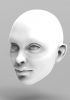 foto: 3D Model of a girl's head for 3D print