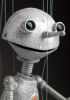 foto: Robot - ON - marionnette au look argenté et style steampunk