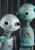 foto: Robots in love - string puppets ONA and ON