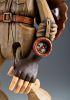 foto: Butterfly pilot hand-carved string puppet hand-carve from linden wood
