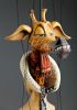 foto: Giraffe, the explorer – hand-carved marionette from Zoo Sapiens Collection by Jakub Fiala