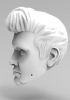 foto: 3D Modèle de tête de Elvis Presley pour l'impression 3D 160 mm