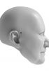 foto: 3D Model of grandma's head for 3D print 120 mm