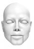 foto: 3D Model of Michael Jackson head for 3D printing 130 mm