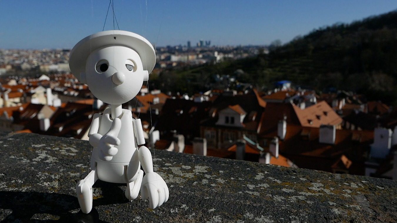 3D printed Pinocchio by Marionettes.cz